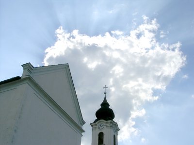 Church on Lake Balaton.